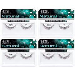 Ardell Natural Lashes 172 invisiband for comfortable all-day wear and seamless blend.