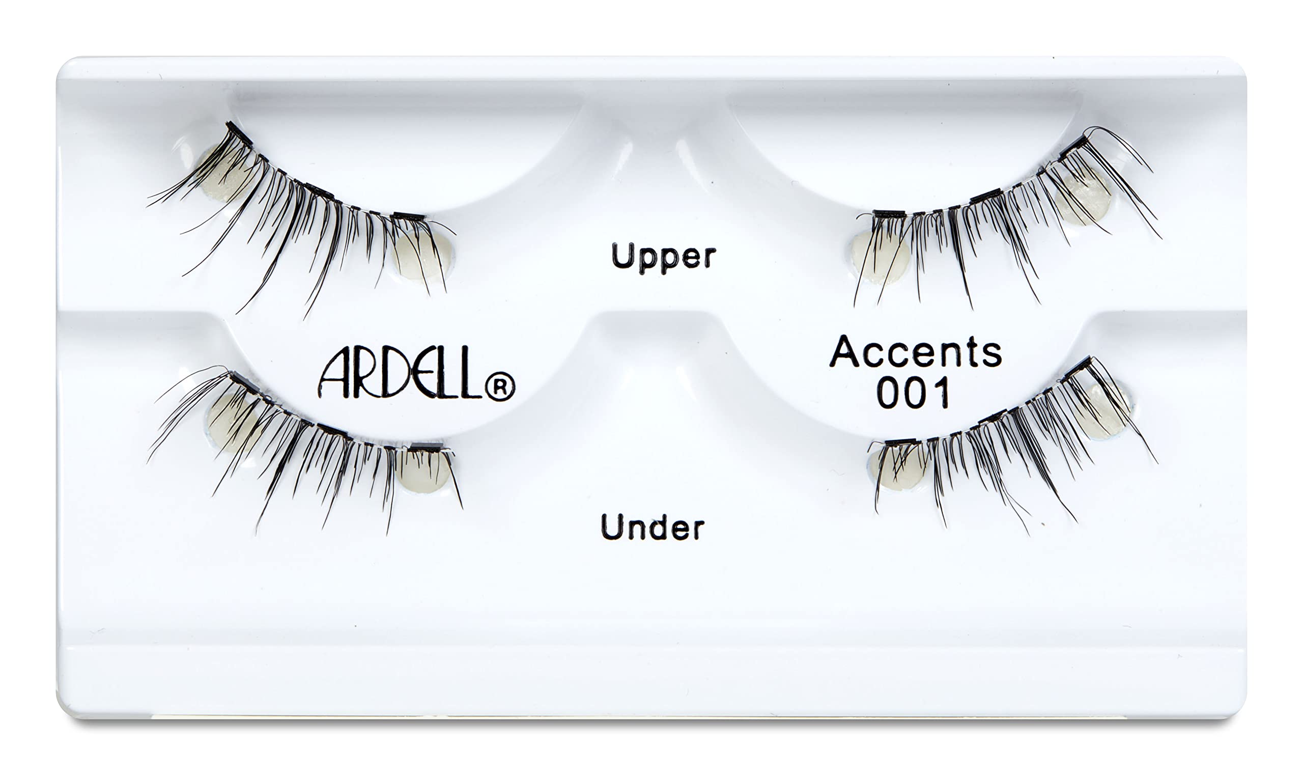 Ardell Accent 001, pestañas inferiores magnéticas, acabado definido sin esfuerzo.