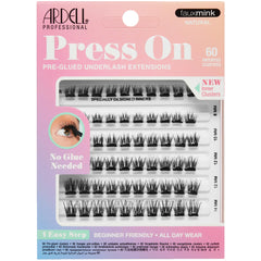 Ardell press-on fauxmink natural outer-lash clusters for seamless natural flutter