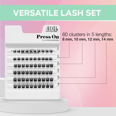 Ardell fauxmink natural bundle with Speedhesive enables quick, secure application
