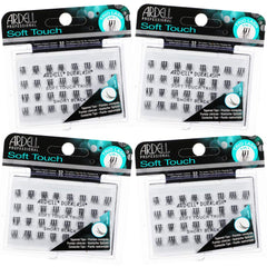 Ardell Soft Touch Trios short black lash individuals pack delivers natural-look volume for daily wear.