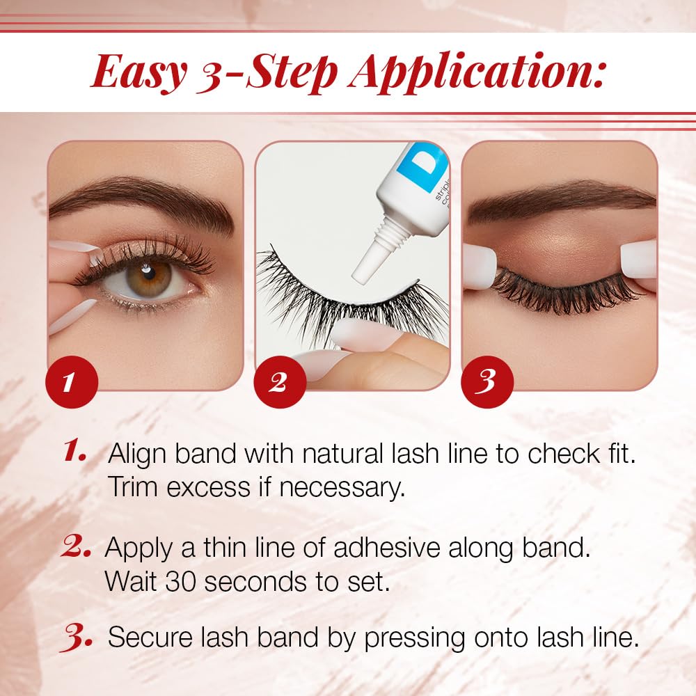 Ardell Naked Lashes 421 reusable image illustrates long-term use with proper care