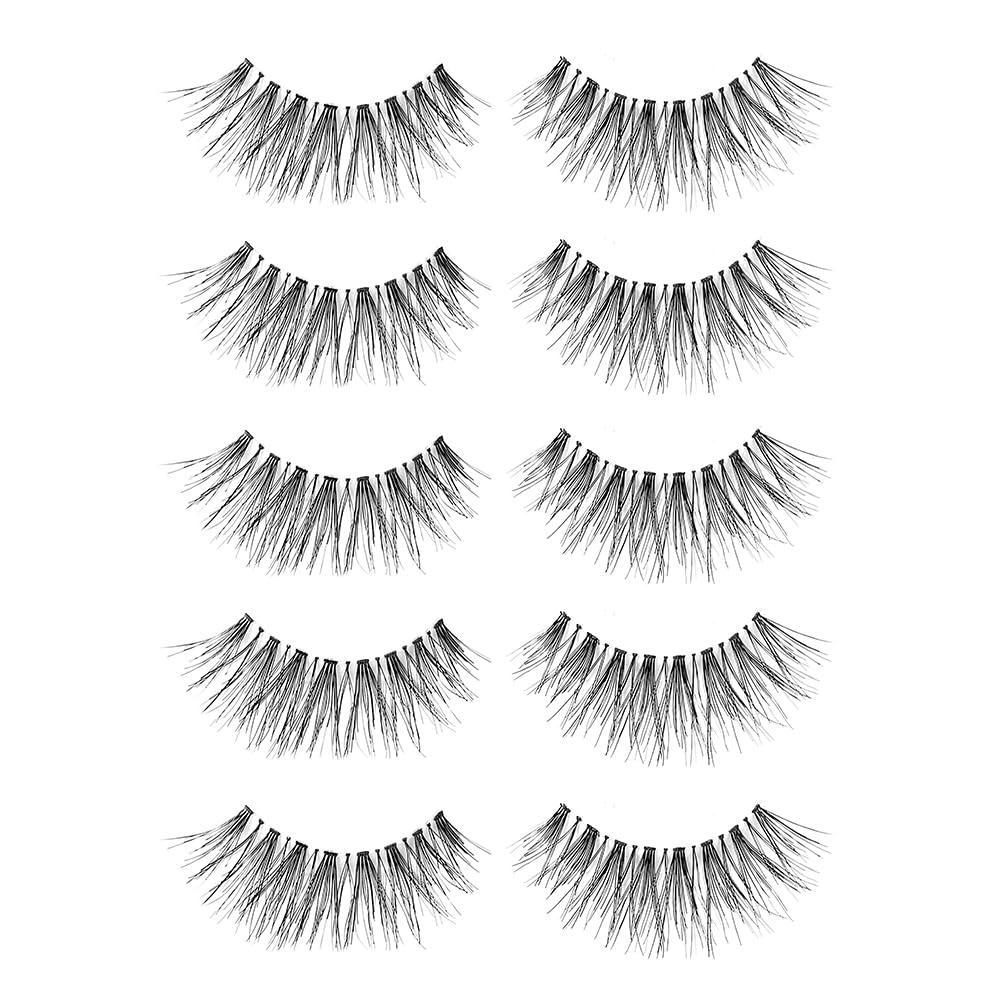 Ardell Wispies 113 application closeup showcases precise lash placement for effortless styling