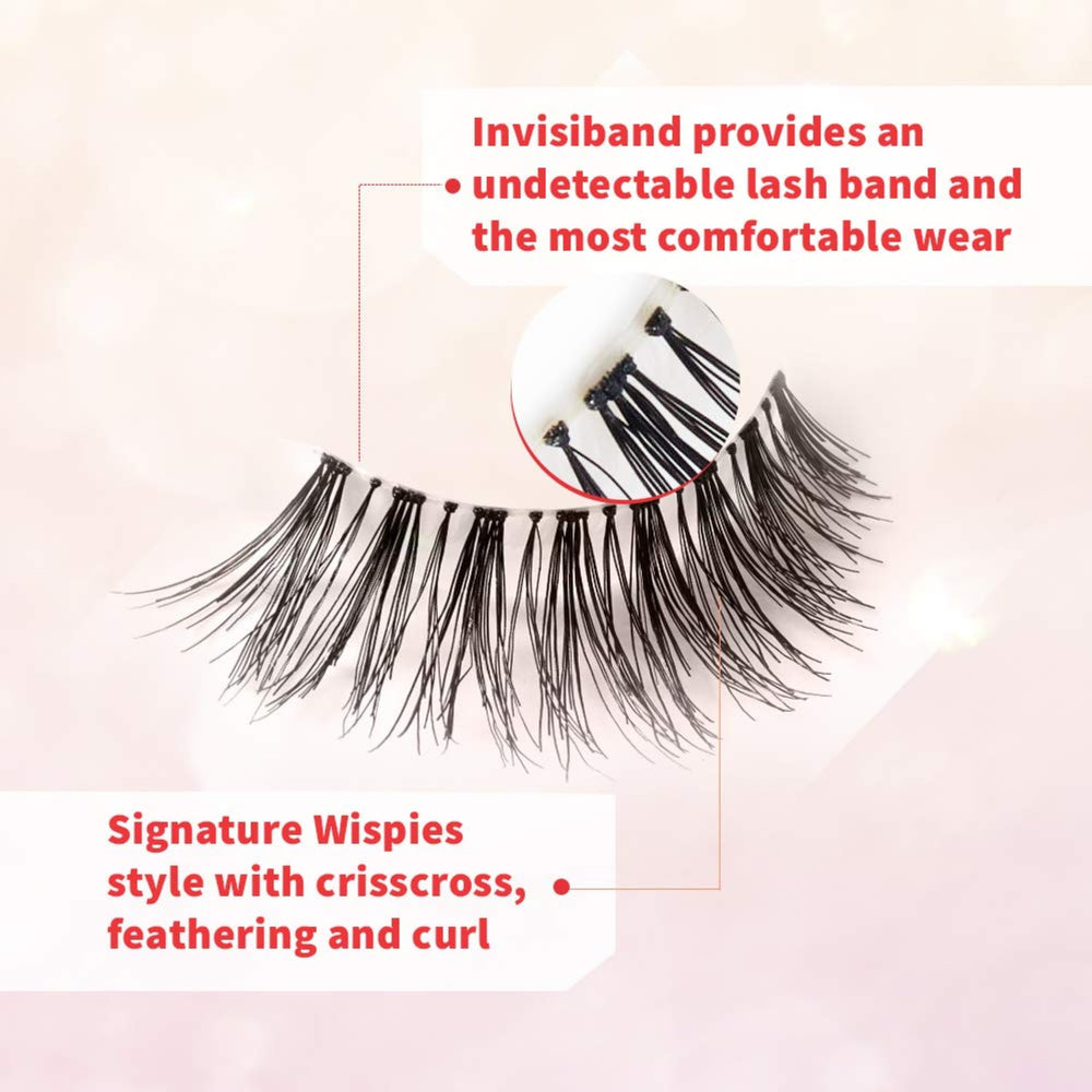 Ardell Wispies 113 six-pair pack ready for multiple wears.