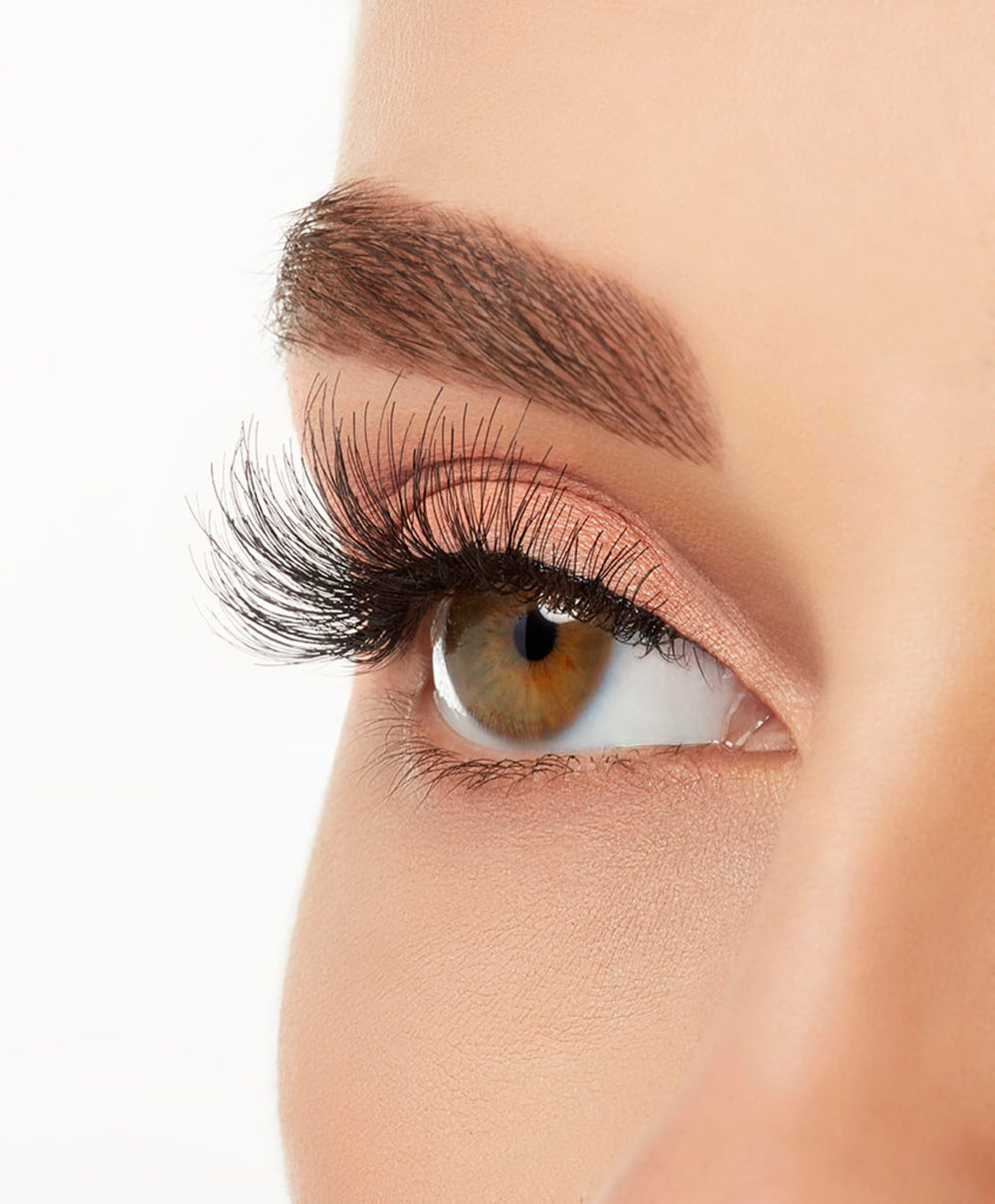 Ardell Wispies 113 water-resistant wear stays put through light moisture.