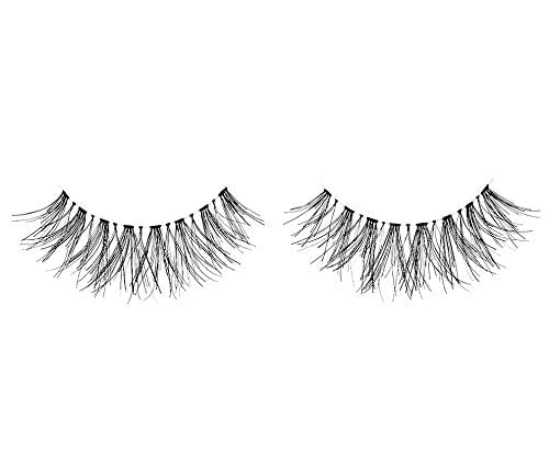 Ardell Wispies Invisiband demonstrates seamless lash line for comfortable wear.