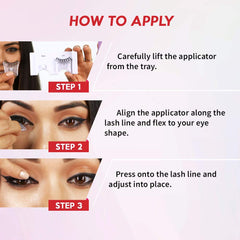 Ardell Wispies rounded style with tapered tips adds natural length and volume