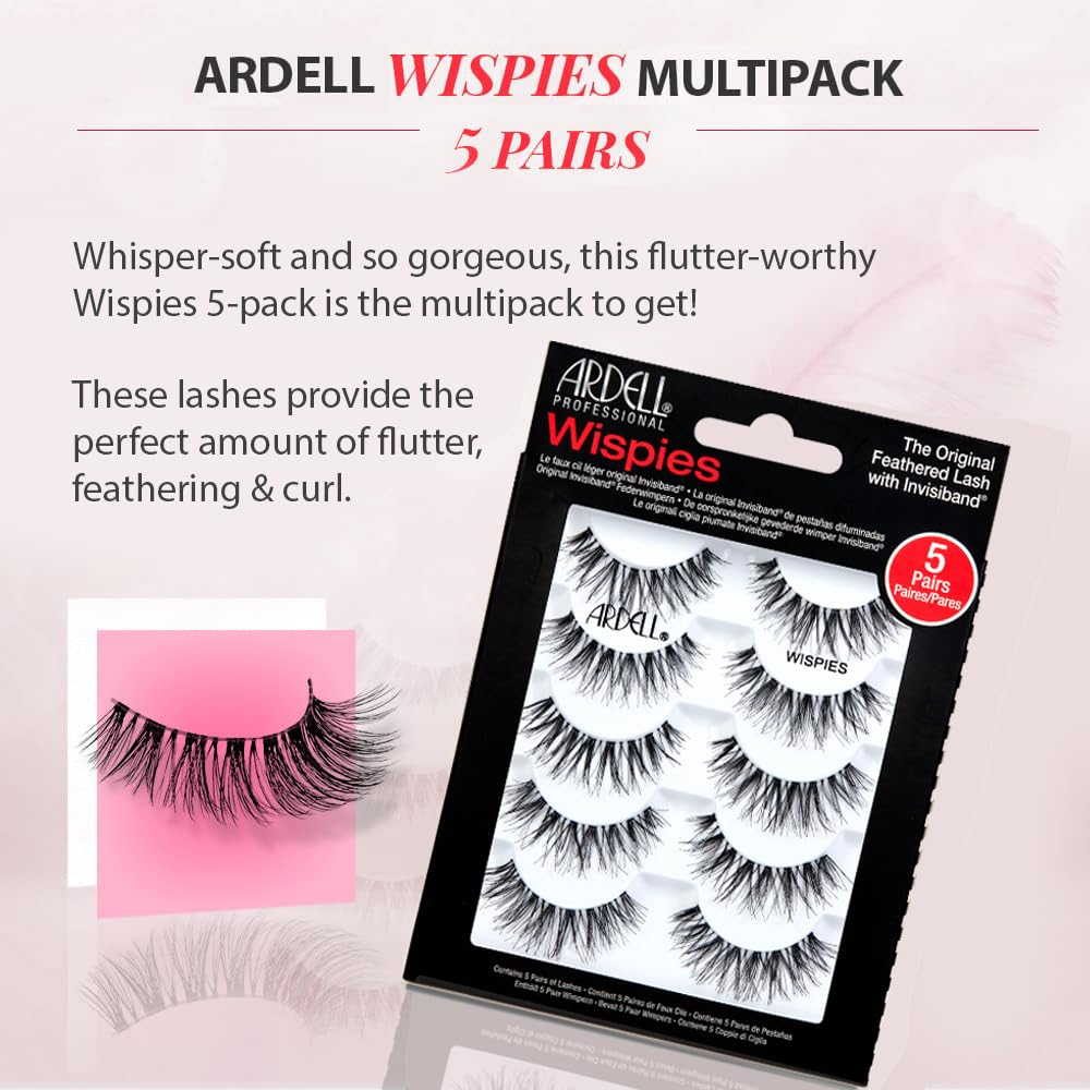Ardell Wispy Lashes two-pack option for versatile day-to-night looks