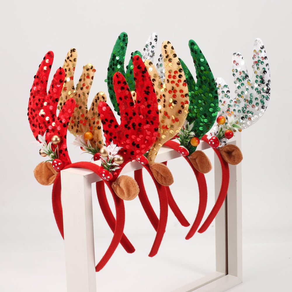 Ardorchid Reindeer headband designed for party photo booths and celebrations.