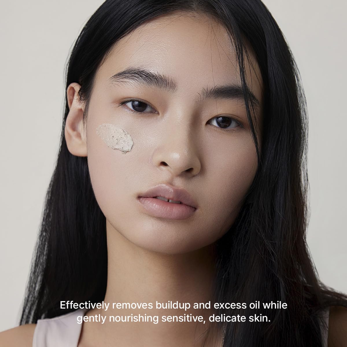 ARENCIA face after-cleanse scene shows refreshed skin after gentle wash.