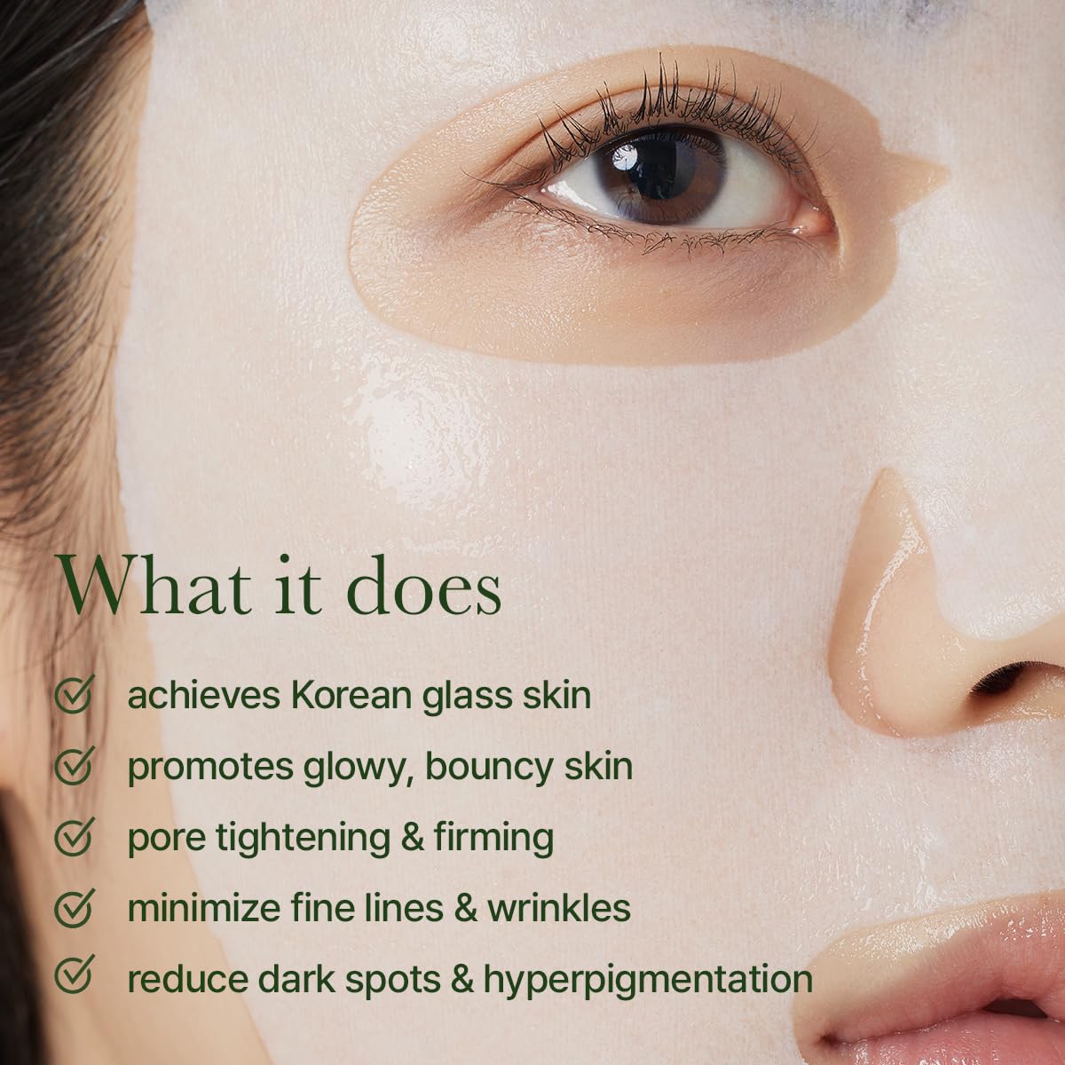 ARENCIA Hyssop Glow Sheet Mask single sheet on tray for quick hydration.