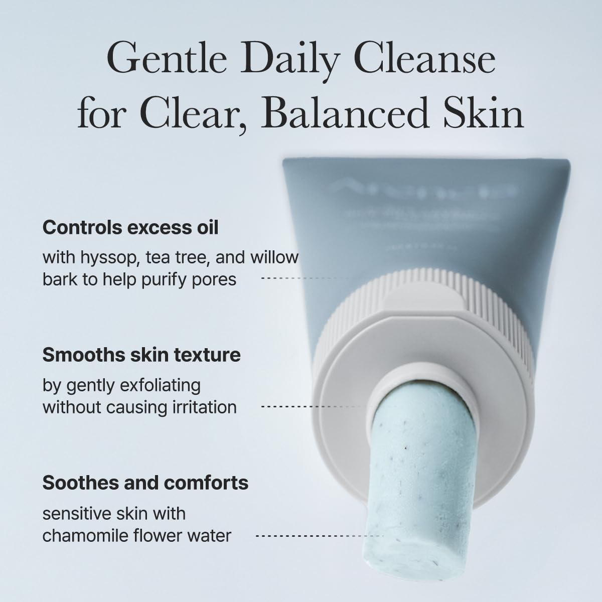 Tea Tree and AHA ingredients spotlight balancing oil for refreshed skin with ARENCIA Hyssop