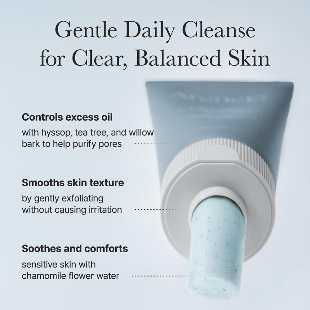 Tea Tree and AHA ingredients spotlight balancing oil for refreshed skin with ARENCIA Hyssop