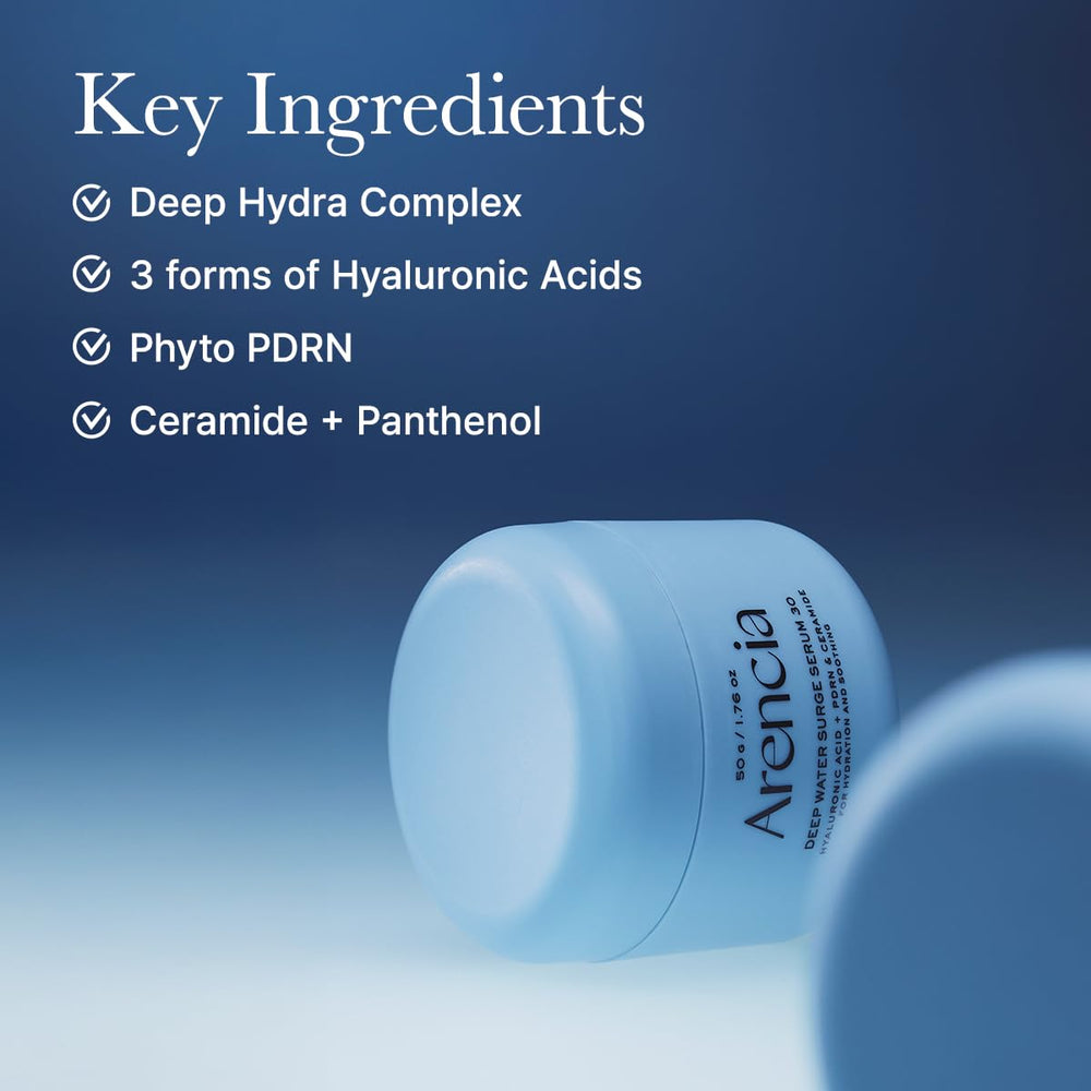 ARENCIA PDRN Intensive Hydration Serum night-application supports overnight hydration