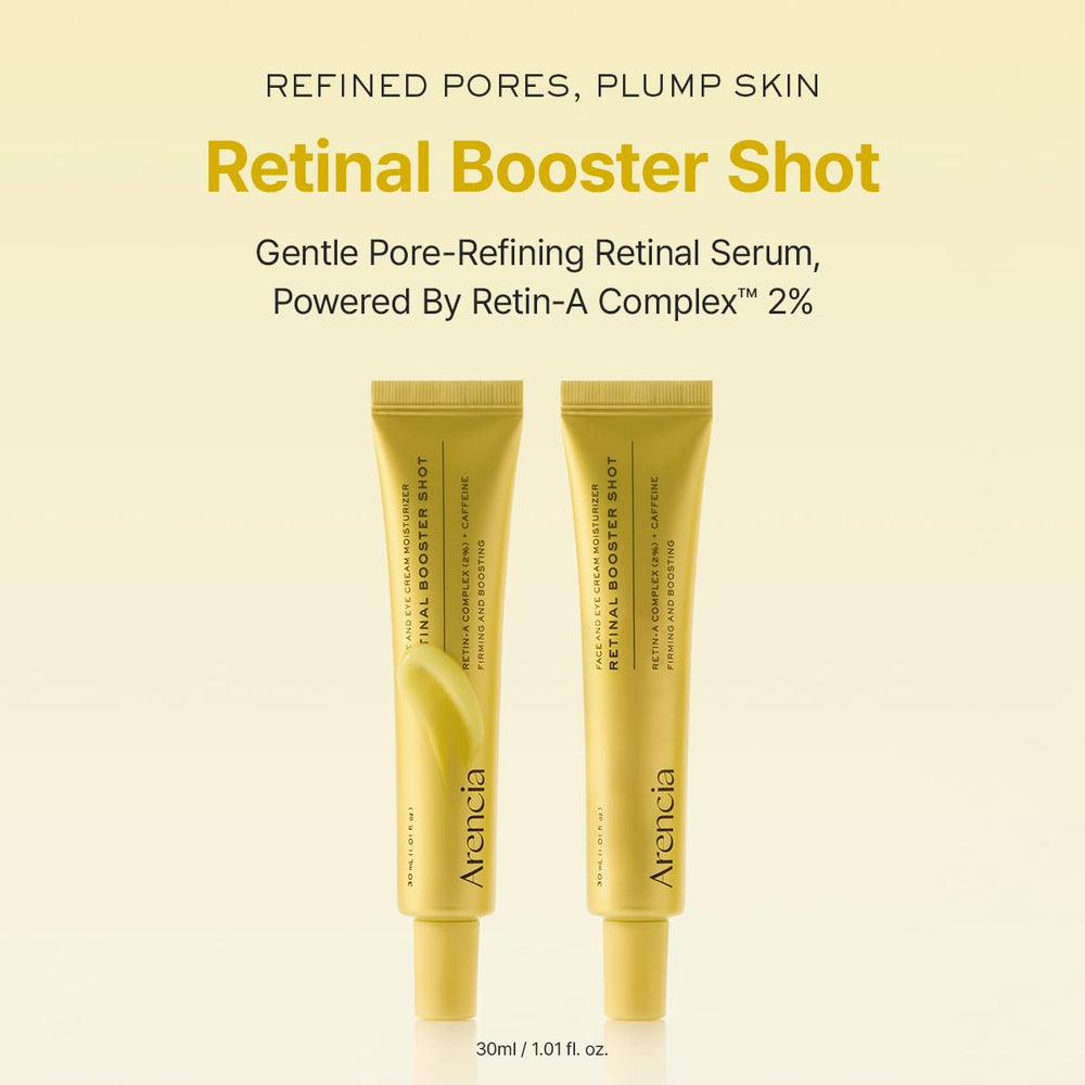 Arencia Retinal Booster Shot Serum dispenser for precise nightly application