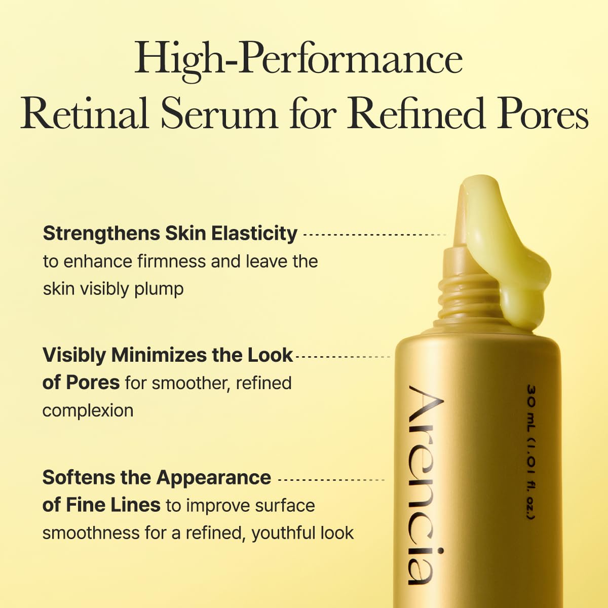Arencia Retinal Booster Shot Serum in night routine for refreshed look
