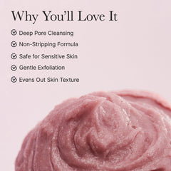 ARENCIA Fresh Rosehip Rice Mochi Cleanser texture highlights artisanal recipe and rice-mochi foam.
