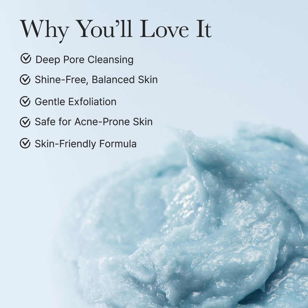 ARENCIA Hyssop Brightening Scrub jar front displays easy, daily exfoliation for all skin types