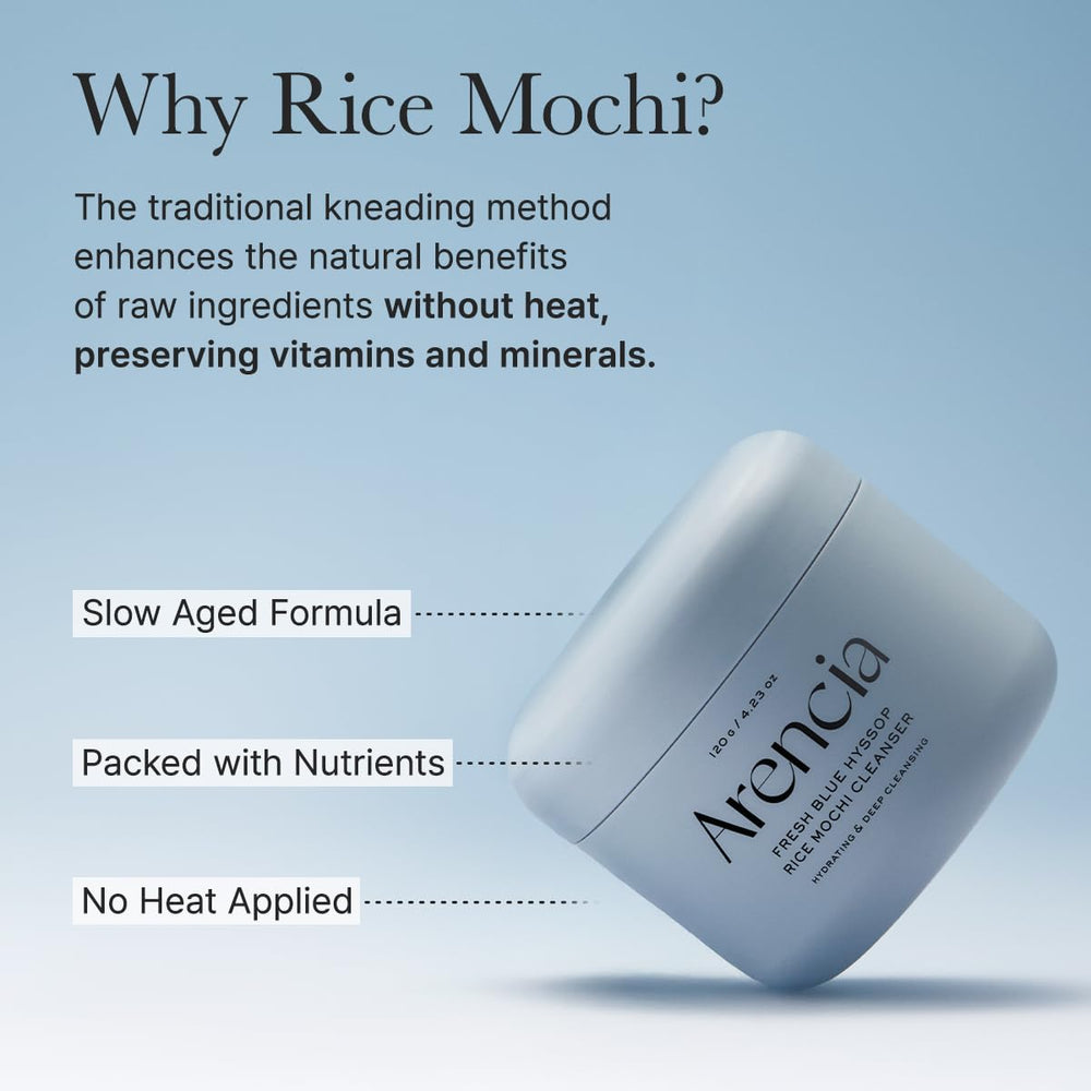 ARENCIA Hyssop Brightening Scrub label detail notes hypoallergenic and non-irritation testing