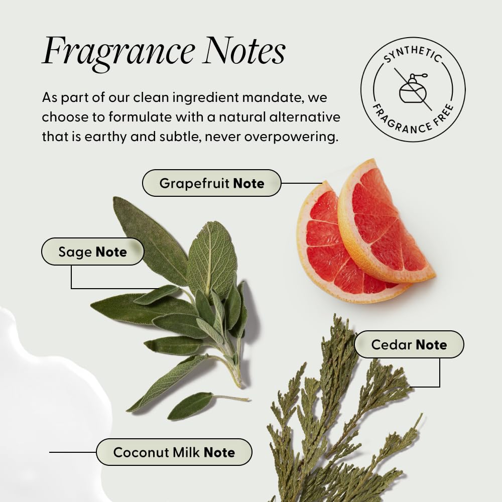 Arey Shower Duo cedar sage scent closeup for refreshing aroma