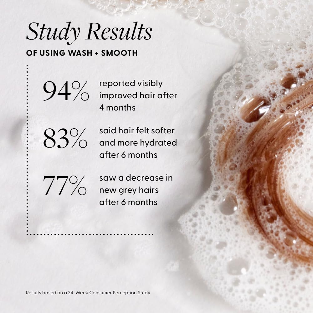 Arey Shower Duo conditioner bottle closeup illustrating smoothing hydration
