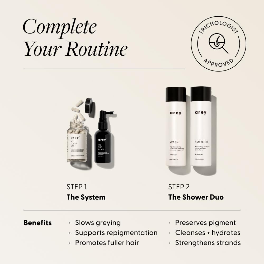 Arey Shower Duo routine image demonstrating daily shower use