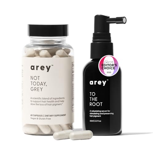 Arey The System serum bottle front for anti-grey and thicker hair