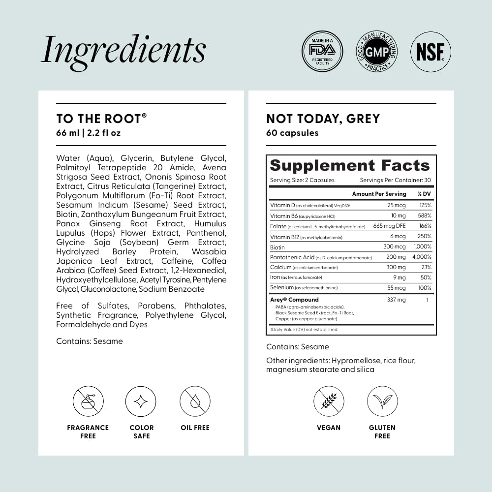 Arey The System supplement label closeup reveals dosage clarity