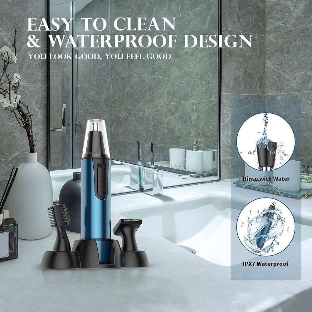 AREYZIN 3-in-1 kit packaging demonstrates versatile grooming for nose ears beard