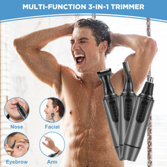 AREYZIN USB rechargeable trimmer enables cordless grooming on the go.