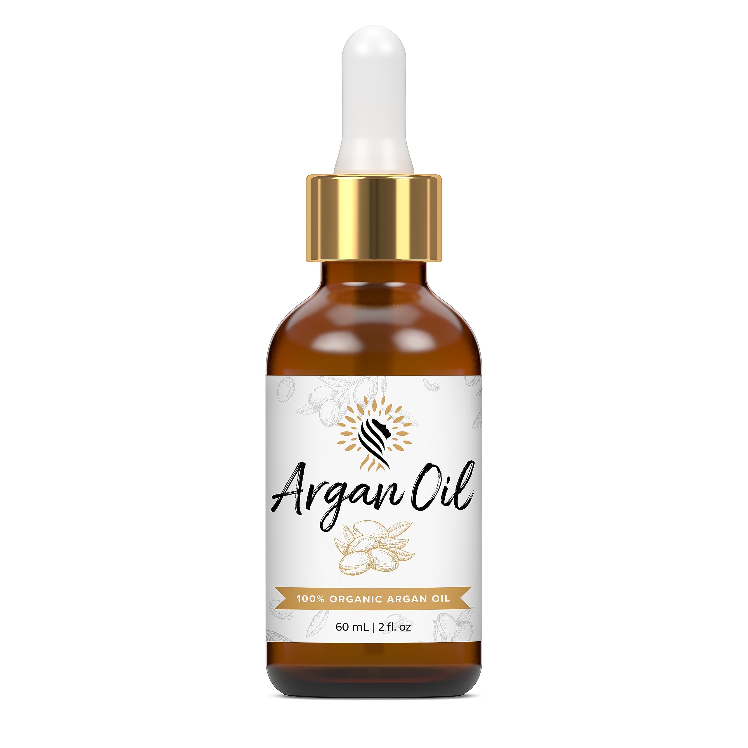 Argan Cosmetics Argan Oil bottle open – pure Moroccan oil for radiant skin and hair