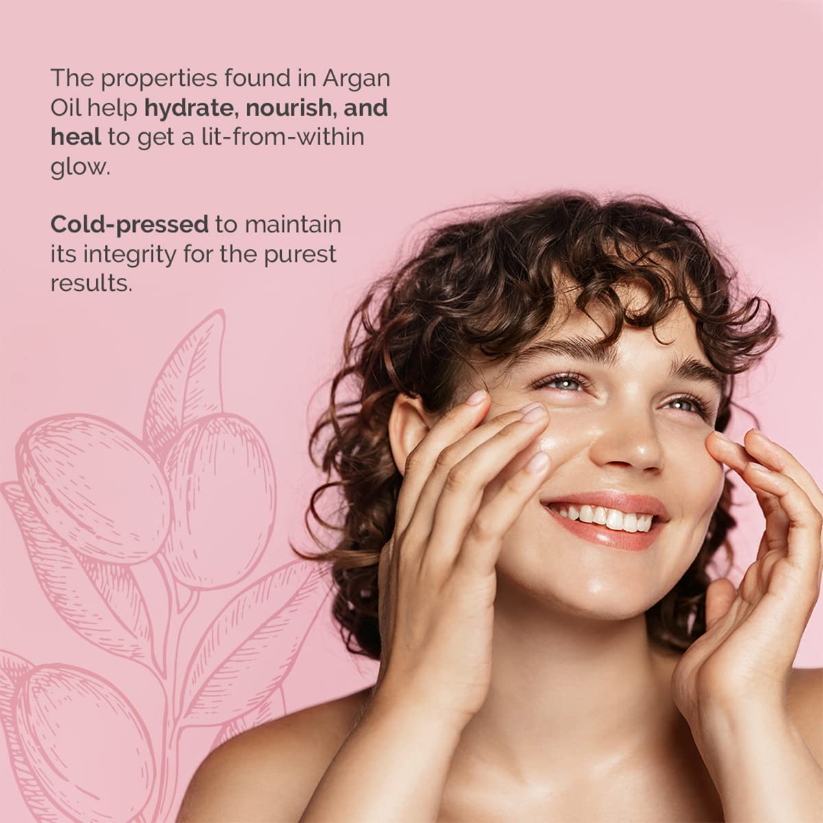 Argan Cosmetics Argan Oil under eyes – hydrates and brightens delicate skin