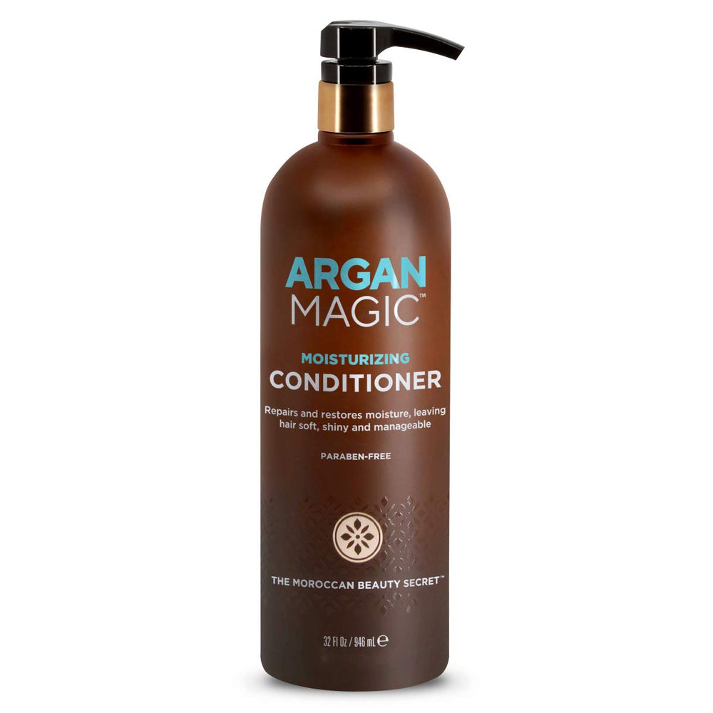 Argan Magic montage shows detangled, healthier-looking hair.