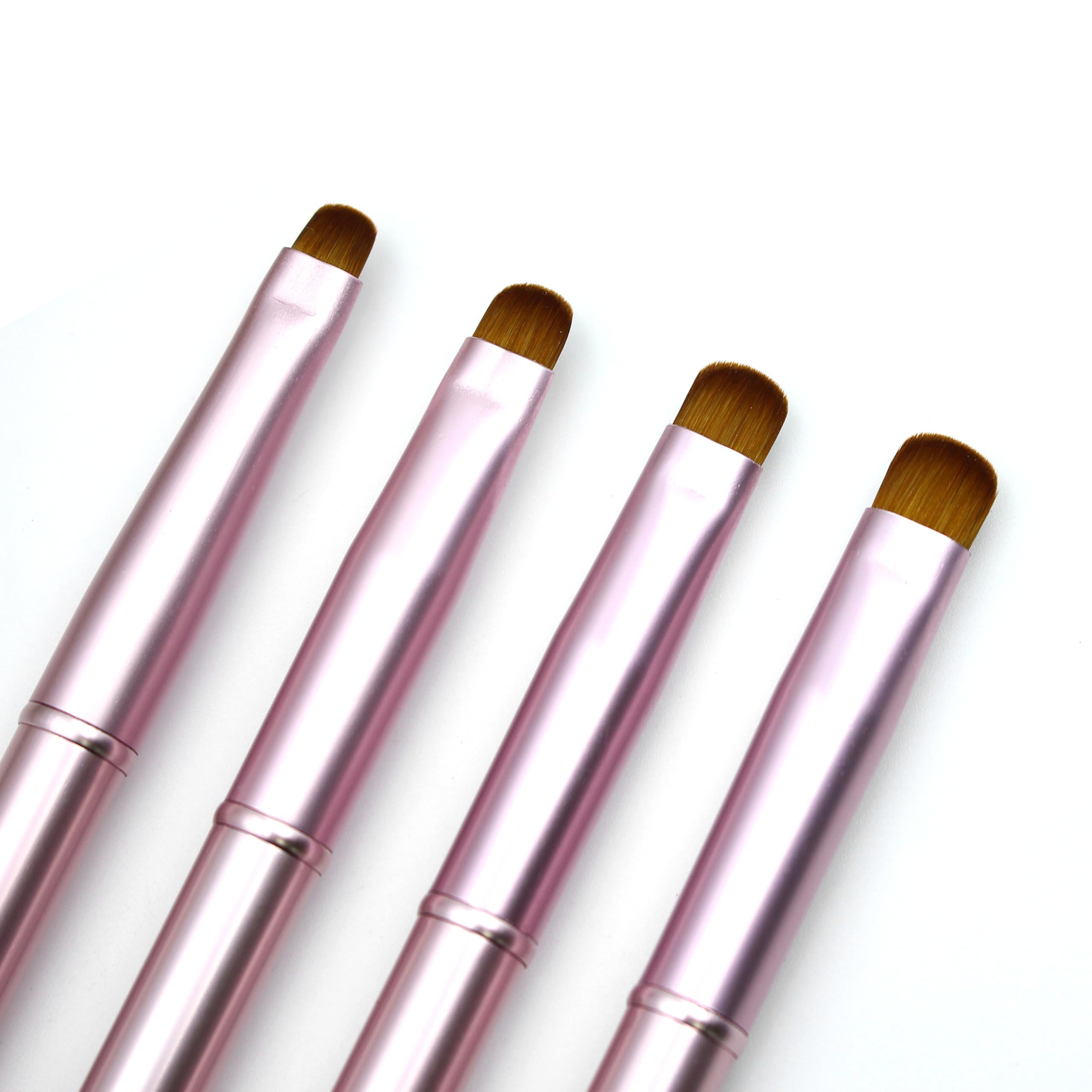 Aridito pink metal nail brush with a secure handle for precise cleanup around French tips.