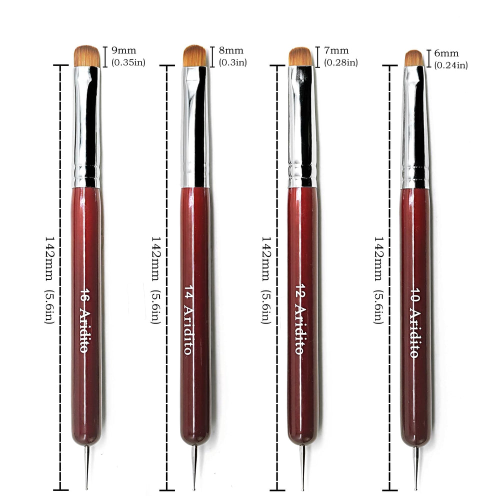 Aridito wooden-handles design offers comfortable grip and better control.