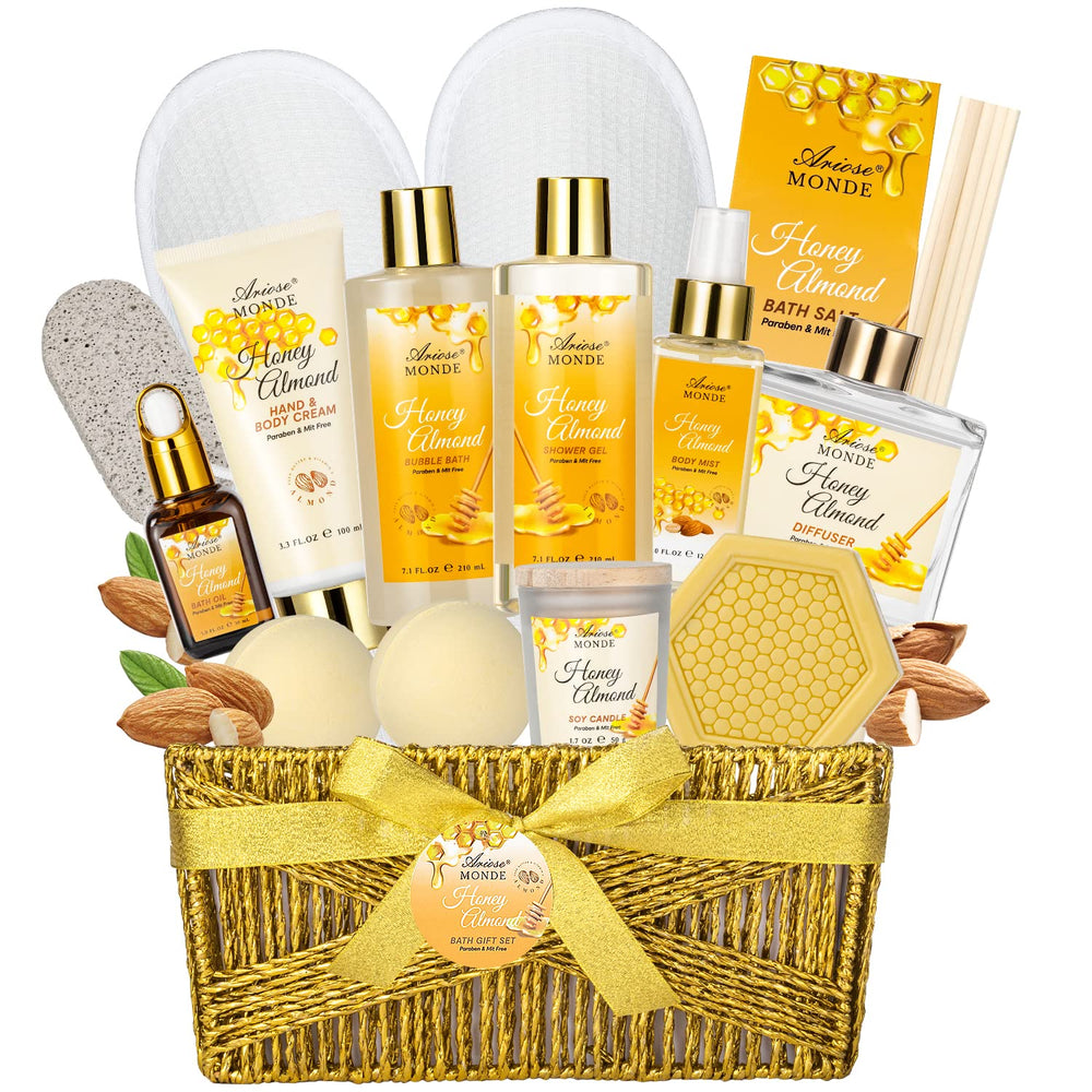 ArioseMonde bath gift set packaging demonstrates premium presentation for special occasions