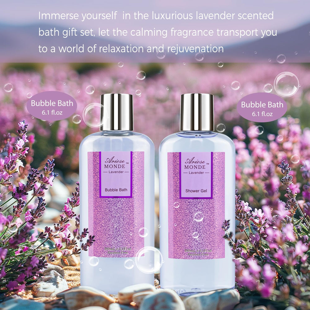 ArioseMonde body lotion and shower gel — smooth skin and refreshing cleanse.