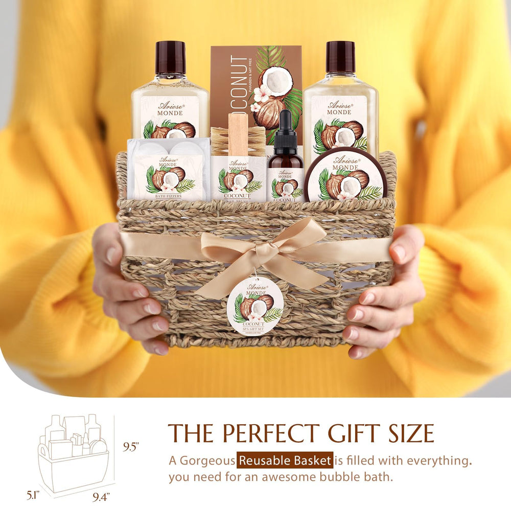 ArioseMonde gift box coconut spa set, ready for gifting