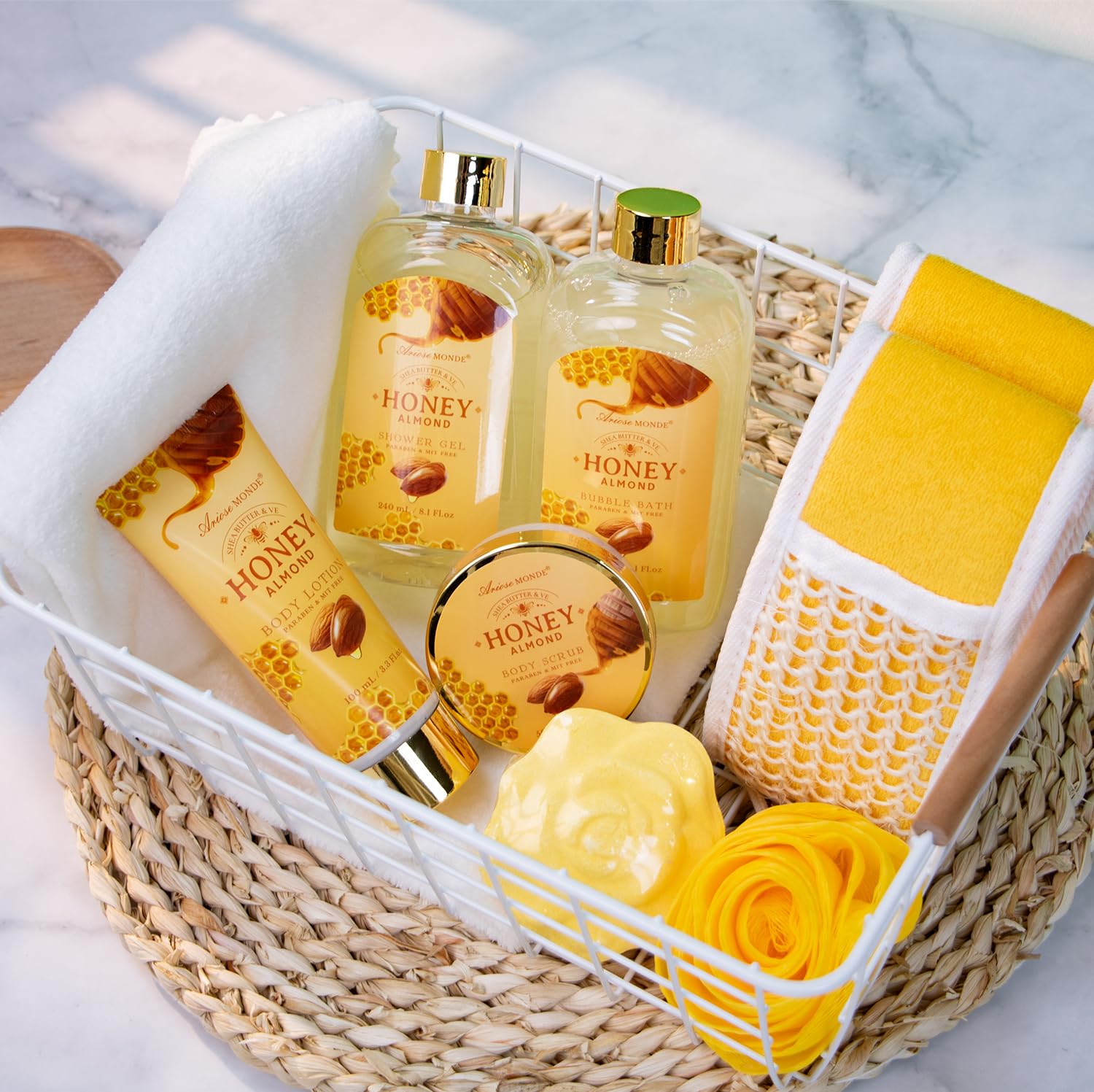 ArioseMonde Honey Almond Sweet Almond Oil dropper for nourishing skin