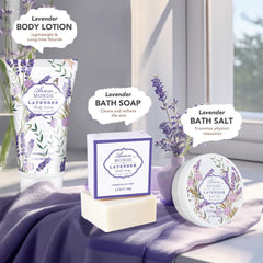 ArioseMonde bubble bath jar suggests a soothing, luxurious bath ritual.