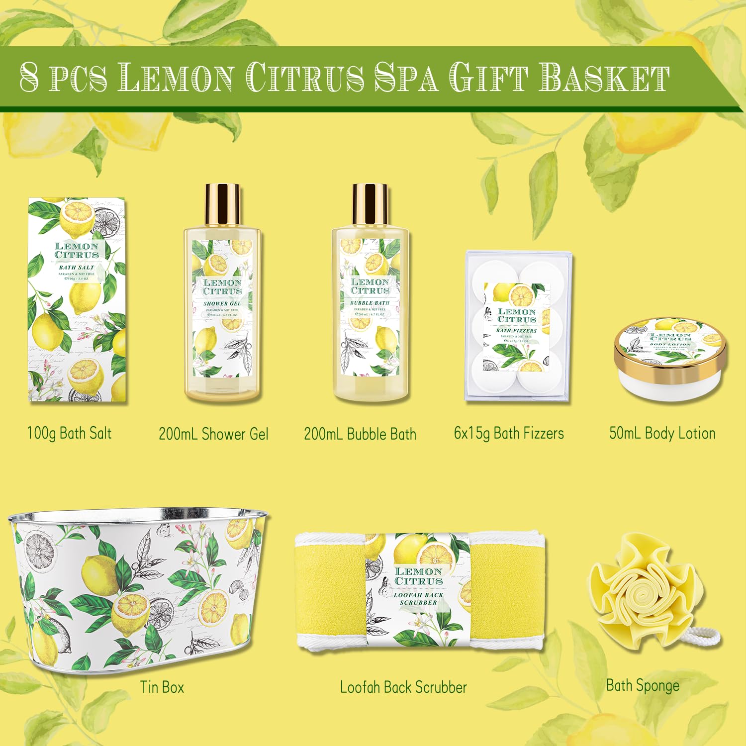 ArioseMonde lemon citrus shower gel bottle for refreshing daily cleansing