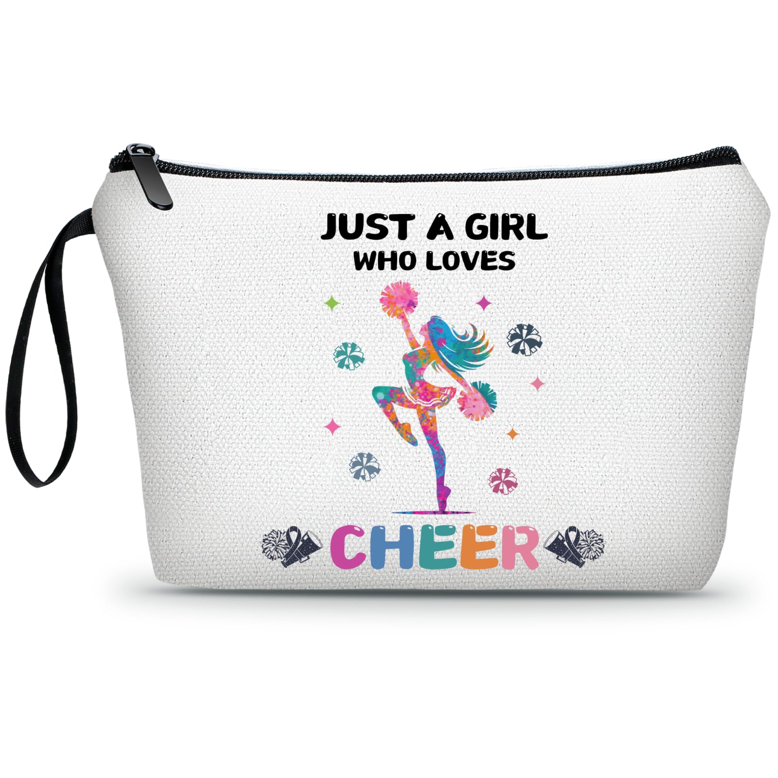ARIOSEY Cheer Makeup Bag front view with dual-sided print for stylish gifting