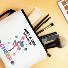 ARIOSEY Cheer Makeup Bag side with convenient handle for easy carrying