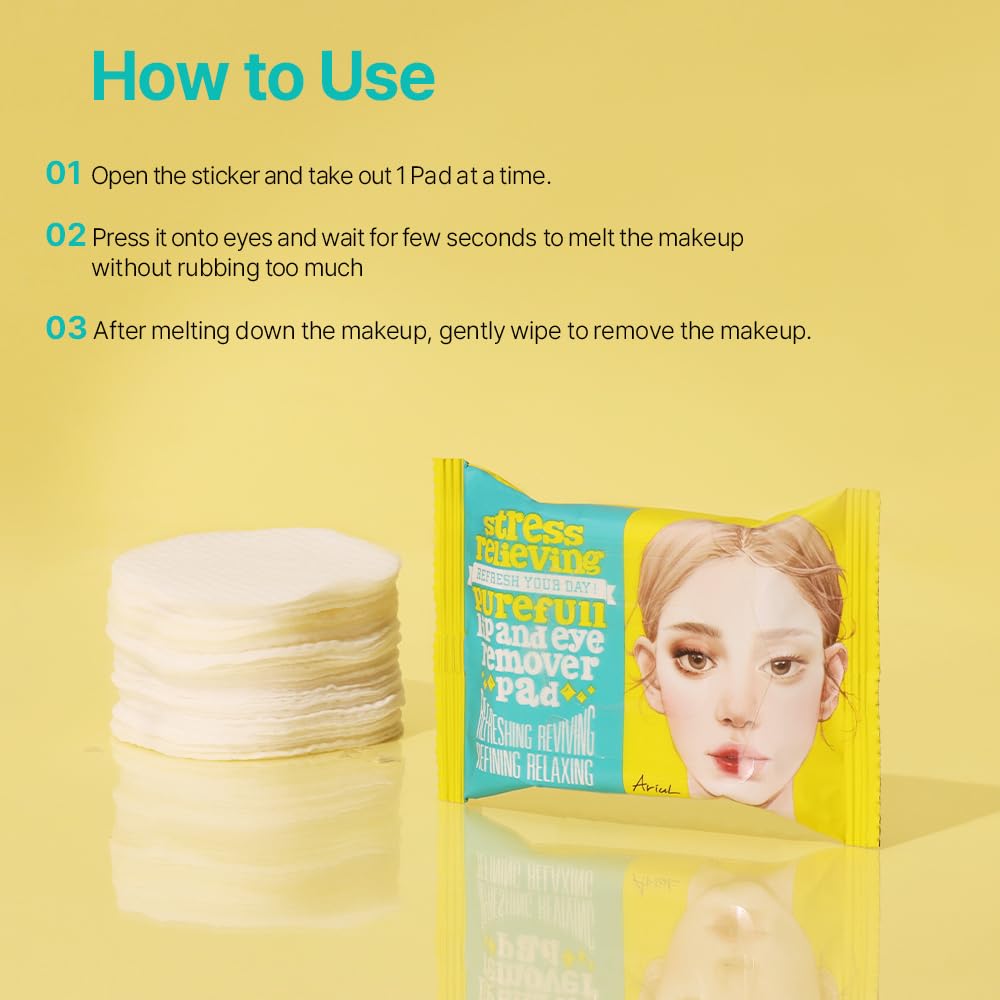 Ariul Purefull oil blend asserts hydrating moisture in the skin around lips and eyes.