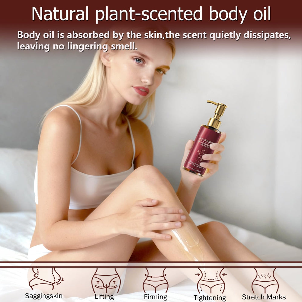 ARIYE Body Firming Oil hips-thighs-abdomen targets smoothing and firming around core.