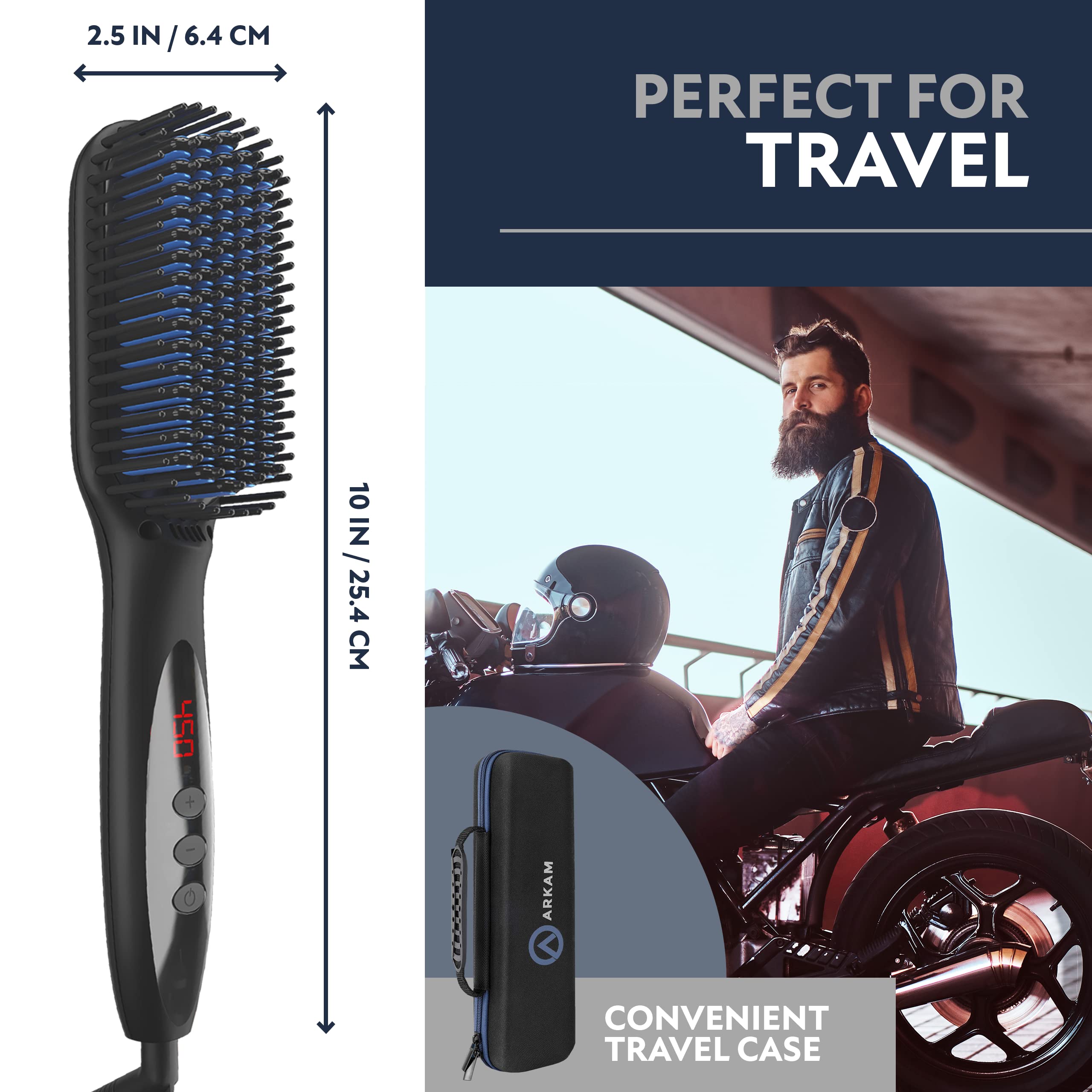 Arkam premium travel case protects the kit while on the go.