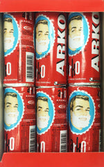Arko Men warm-water face prep demonstrates readying beard for close, comfortable shaving