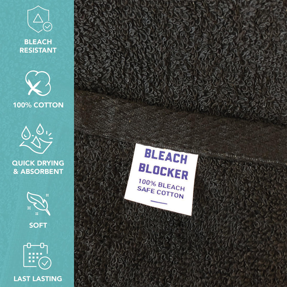 Close-up of Arkwright 100 percent cotton weave highlights absorbency