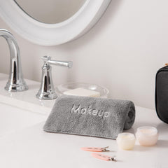 Arkwright makeup remover cloths six-pack offer plush texture for efficient facial cleansing.