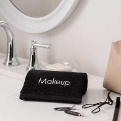 Arkwright Makeup Towels close-up of soft plush cotton fabric for makeup removal.
